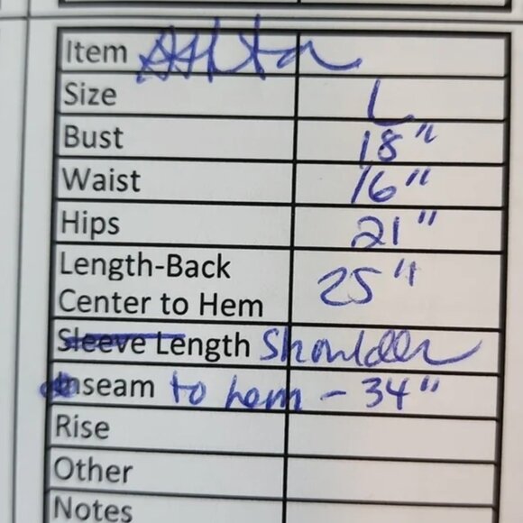 Athleta coral v-back no sleeve dress L - Picture 8 of 8